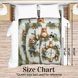 Cute Animals Baby Blanket - Personalized Newborn Blanket