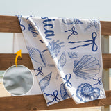 Beach Lovin' Girl - Personalized Sea Lover Quick-dry Beach Towel/ Bath Towel