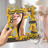 Dig & Discover Children's Gift - Personalized Kid Wall Hanging Mirror