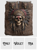 American Indian - Personalized American Indian Bedding Set
