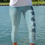 Love Turtles - Personalized Turtle Capri Leggings