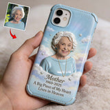 Coque de téléphone personnalisée avec photo - Un morceau de mon cœur - Souvenir personnalisé - Impression intégrale