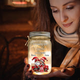 Growing Old Together Since - Personalized Couple Mason Jar Light