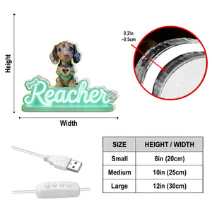 Custom Any Pet Photo - Personalized Dog Acrylic LED Night Light
