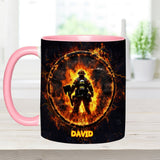 Proud Firefighter - Personalized Firefighter Accent Mug