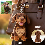 I'm Always With You - Personalized Dog Plush Keychain