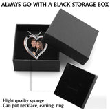 Custom From Any Photo - Personalized Couple Shaped Metal Pendant Necklace