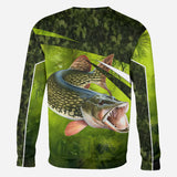 Love Fishing - Personalized Fishing All Over Shirt