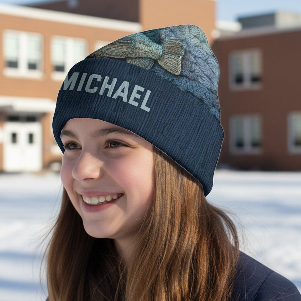 Love Fishing - Personalized Fishing Beanie Hat