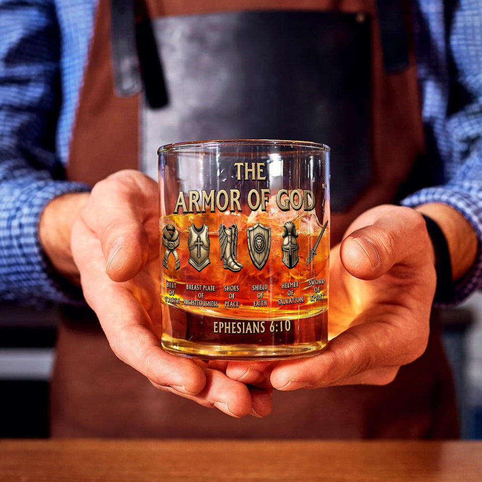 Amor Of God - Personalized Christian Whiskey Glass
