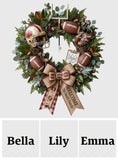 Touch Down, Welcome To Our Home - Personalized Football Custom Shaped Wood Sign