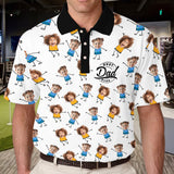 Papa/ Dad/ Father... Funny Shirt - Personalized Father Polo Shirt