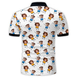 Papa/ Dad/ Father... Funny Shirt - Personalized Father Polo Shirt