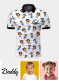 Papa/ Dad/ Father... Funny Shirt - Personalized Father Polo Shirt