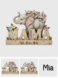 We Love You - Personalized Mother Custom Shaped Acrylic Plaque