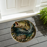Fishing Lovers Gift - Personalized Fishing Non-Slip Tufted Rug
