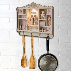 Love Ballet - Personalized Ballet Custom Shaped Hanging Rack
