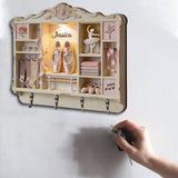 Love Ballet - Personalized Ballet Custom Shaped Hanging Rack