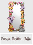 Safari Friends - Personalized Kid Wall Hanging Mirror