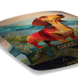 Love Dachshunds - Personalized Dachshund Throw Pillow
