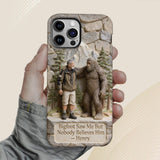 Bigfoot Saw Me But Nobody Believes Him - Personalized Hiking Full Print Phone Case