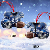 Football Season - Personalized Football Ornament