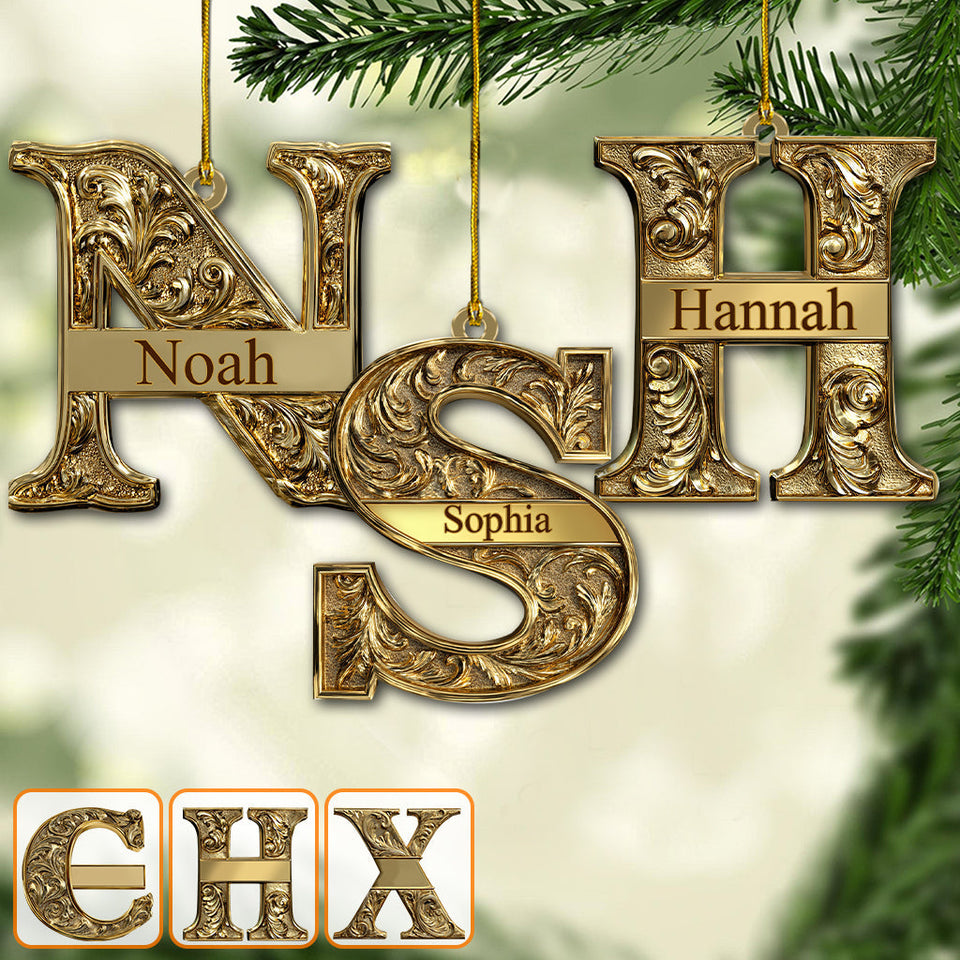 Happy Family - Personalized Family Ornament