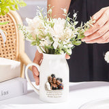 Gift For Bestie - Personalized Bestie Ceramic Flower Vase