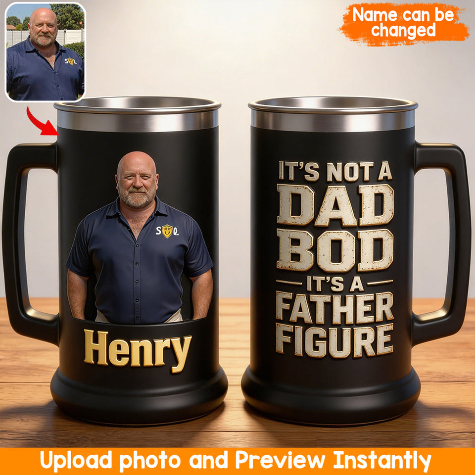 Dad Bod - Personalized Father Beer Stein