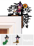 Welcome Foolish Mortals - Personalized Witch Door Frame Decoration