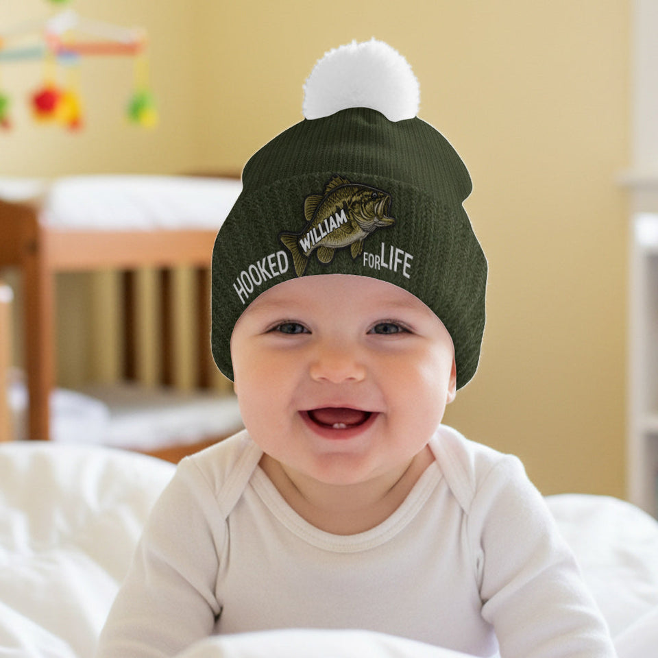 Hook For Life - Personalized Fishing Beanie Hat