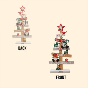 Merry Christmas - Personalized Christmas Custom Shaped Acrylic Plaque