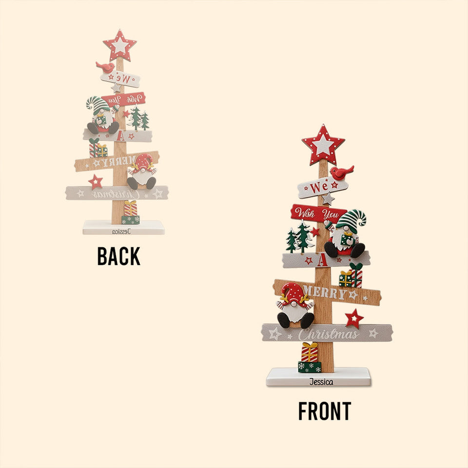 Merry Christmas - Personalized Christmas Custom Shaped Acrylic Plaque