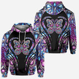 Love Butterfly - Personalized Butterfly Hoodie and Leggings