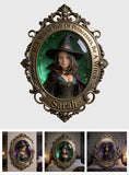 Magic Witch - Personalized Witch Cut Metal Sign