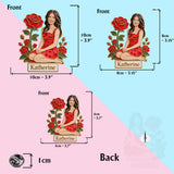 Custom Any Photo Birth Month Flower - Personalized Self Love Pin