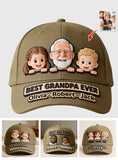 Dad Grandpa Gift Custom From Photo - Personalized Father Classic Cap