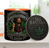 Old Bastards Cannabis Club LifeTime Member - Personalized Weed Accent Mug & Coaster