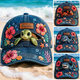 Turtle Lovers Gift, Sea Lovers Gift - Personalized Sea Lover Classic Cap