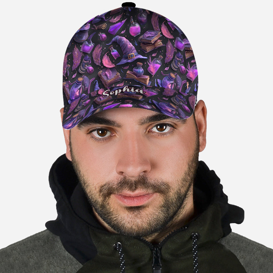 Purple Witch - Personalized Witch Classic Cap