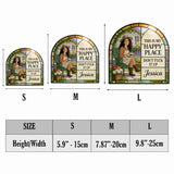 Garden Is My Happy Place - Personalized Gardening Wind Chime With Charm