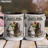 The Anniversary Times - Personalized Couple Accent Mug