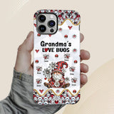 Grandma's Love Bugs - Personalized Grandma Full Print Phone Case