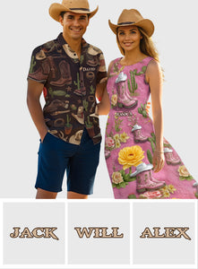 You And Me We Got This - Personalized Country Girl Hawaiian Shirt & Sleeveless Dress