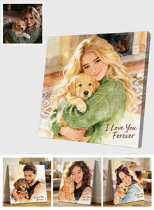 Custom Any Photo - Personalized Dog Canvas And Poster