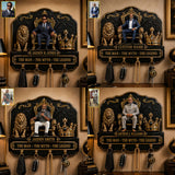 Any Photo The King - Personalized African American Custom Shaped Hanging Rack