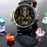 Custom Any Photo Gift For Dad/Grandpa/Uncle... - Personalized Father Hand Watch