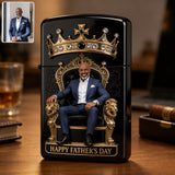 Custom Any Photo The Best Dad/Grandpa/Uncle... - Personalized Father Lighter