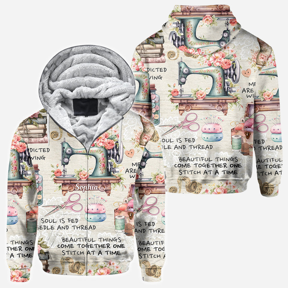 Sew Addicted To Sewing - Personalized Sewing All Over Shirt
