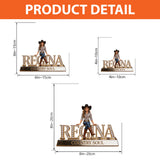 Custom Any Photo - Personalized Cowgirl Custom Shaped Acrylic Plaque
